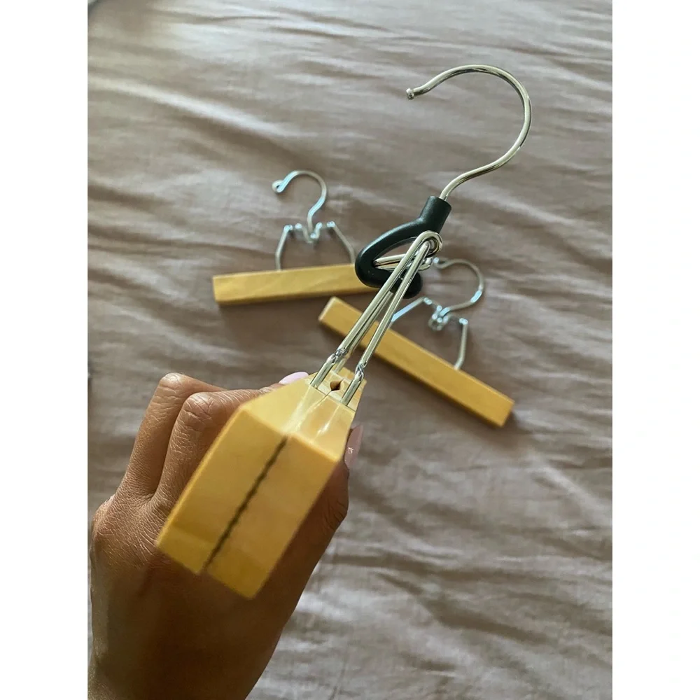 Bundle of 3 Wood Hangars